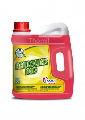 Thomil Brillowax Red 4 l (Samolešticí červená disperze na bázi vysoce kvalitních vosků a polymerů)